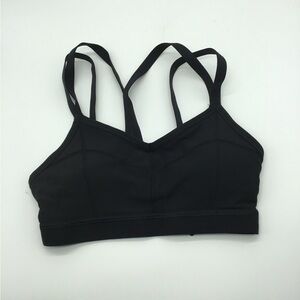 Athleta Black Strappy Stealth Bra